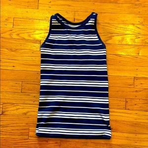 Athleta striped tank